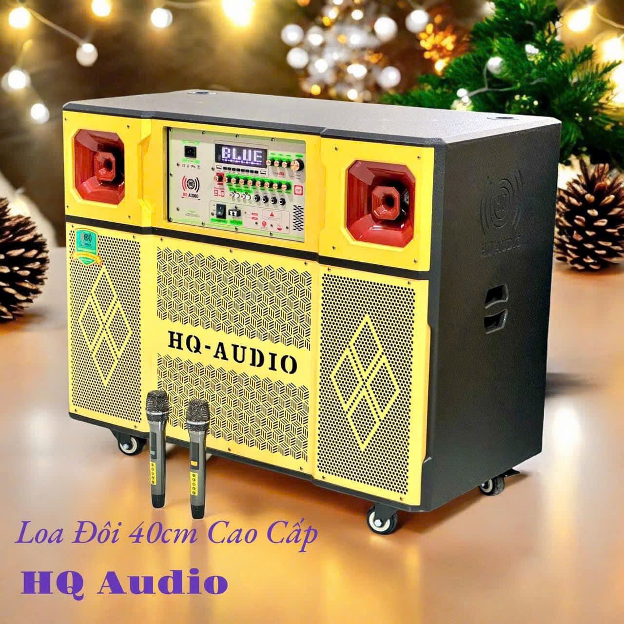 Loa kéo điện 4 tấc đôi cao cấp HQ Audio